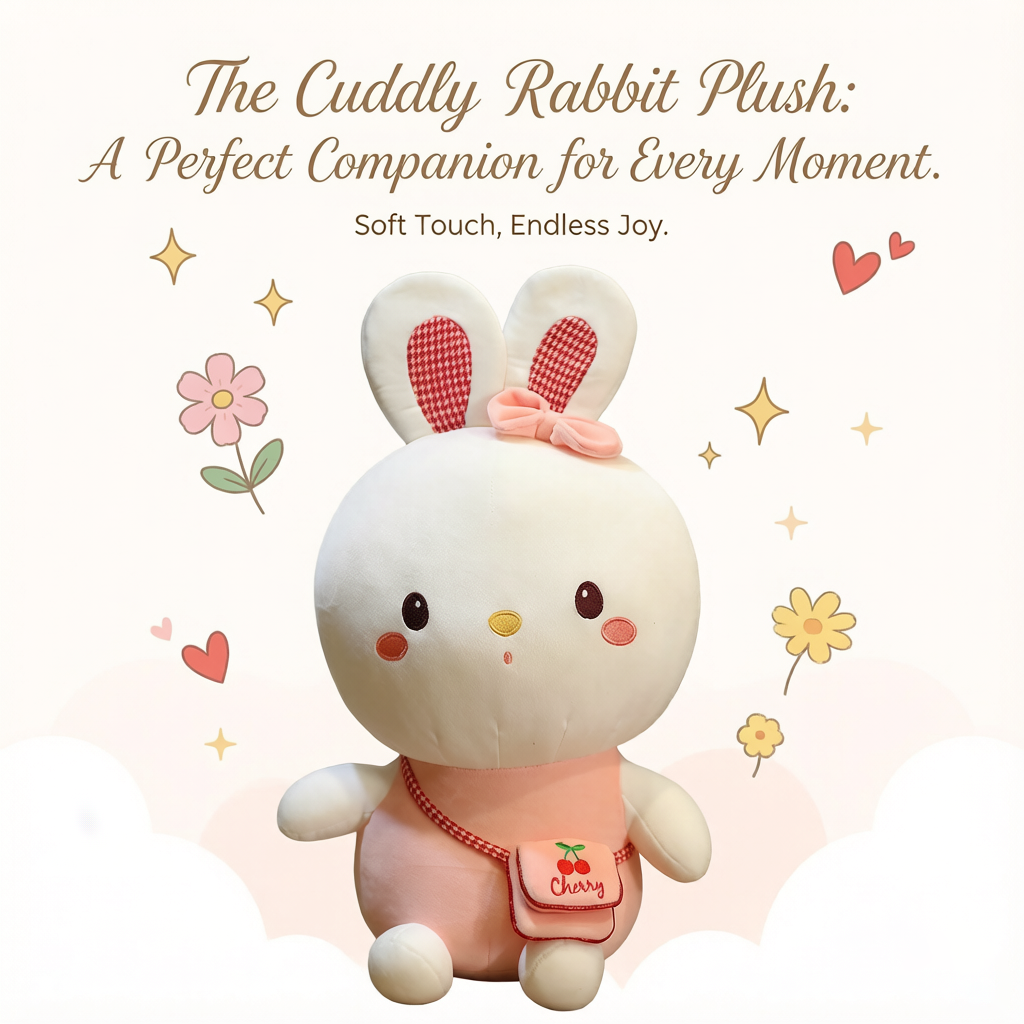 Little white rabbit doll