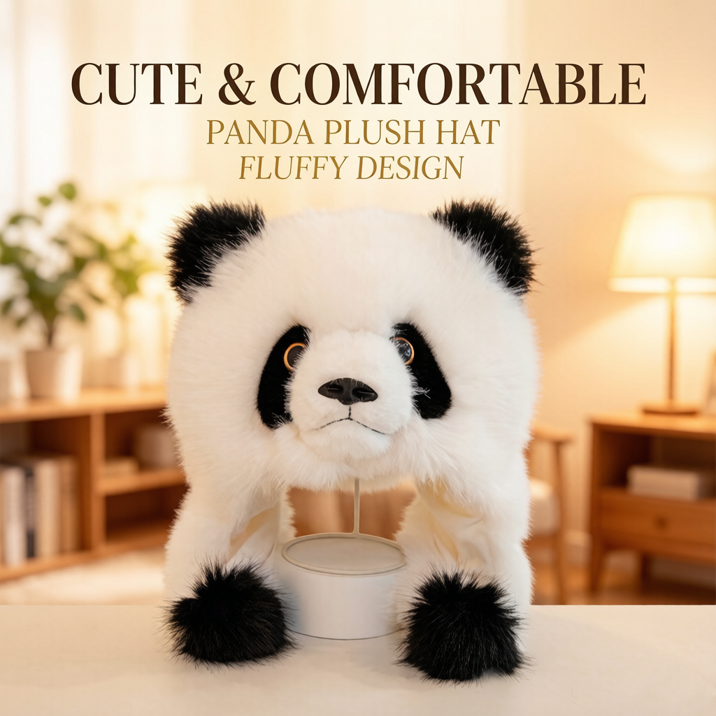 Parent-child panda hat