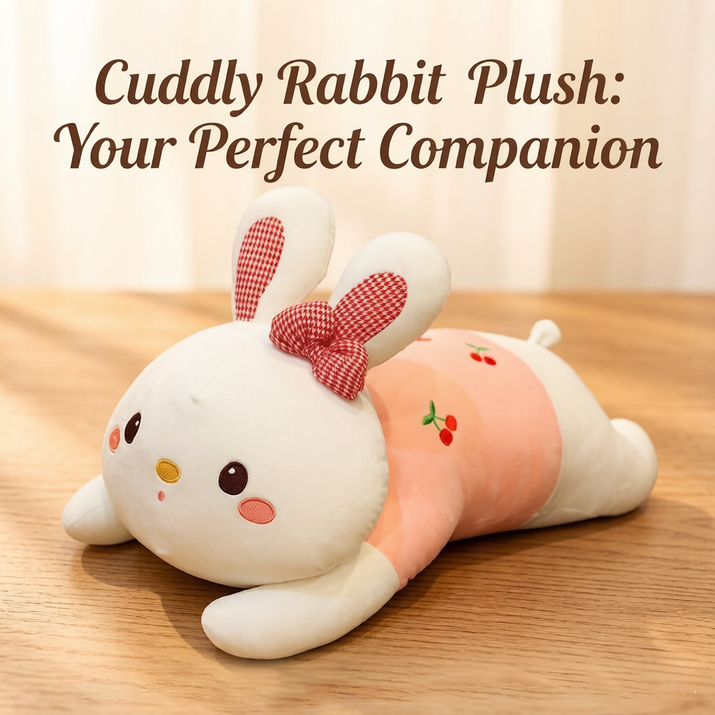 Little white rabbit doll